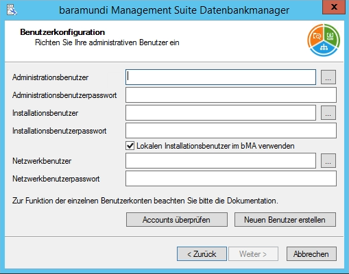 Baramundi Management Suite - Benutzerkonfiguration