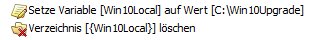 baramundi Deploy Script - Windows 10 Upgrade bereinigen